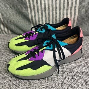 New Balance 327 Paradise Pink‎ Black Sneakers Size 12